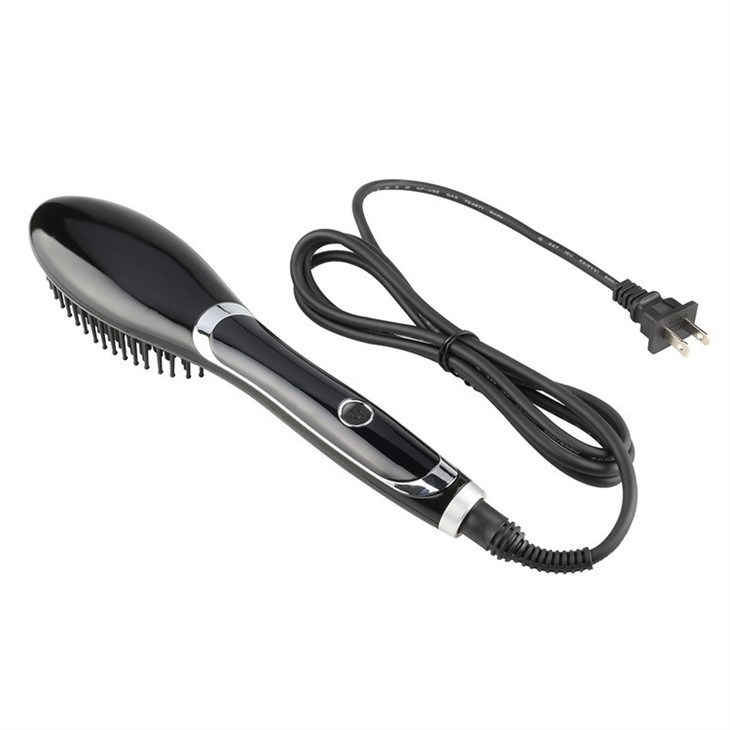 Hot Air Electric Hair Straightener Brush